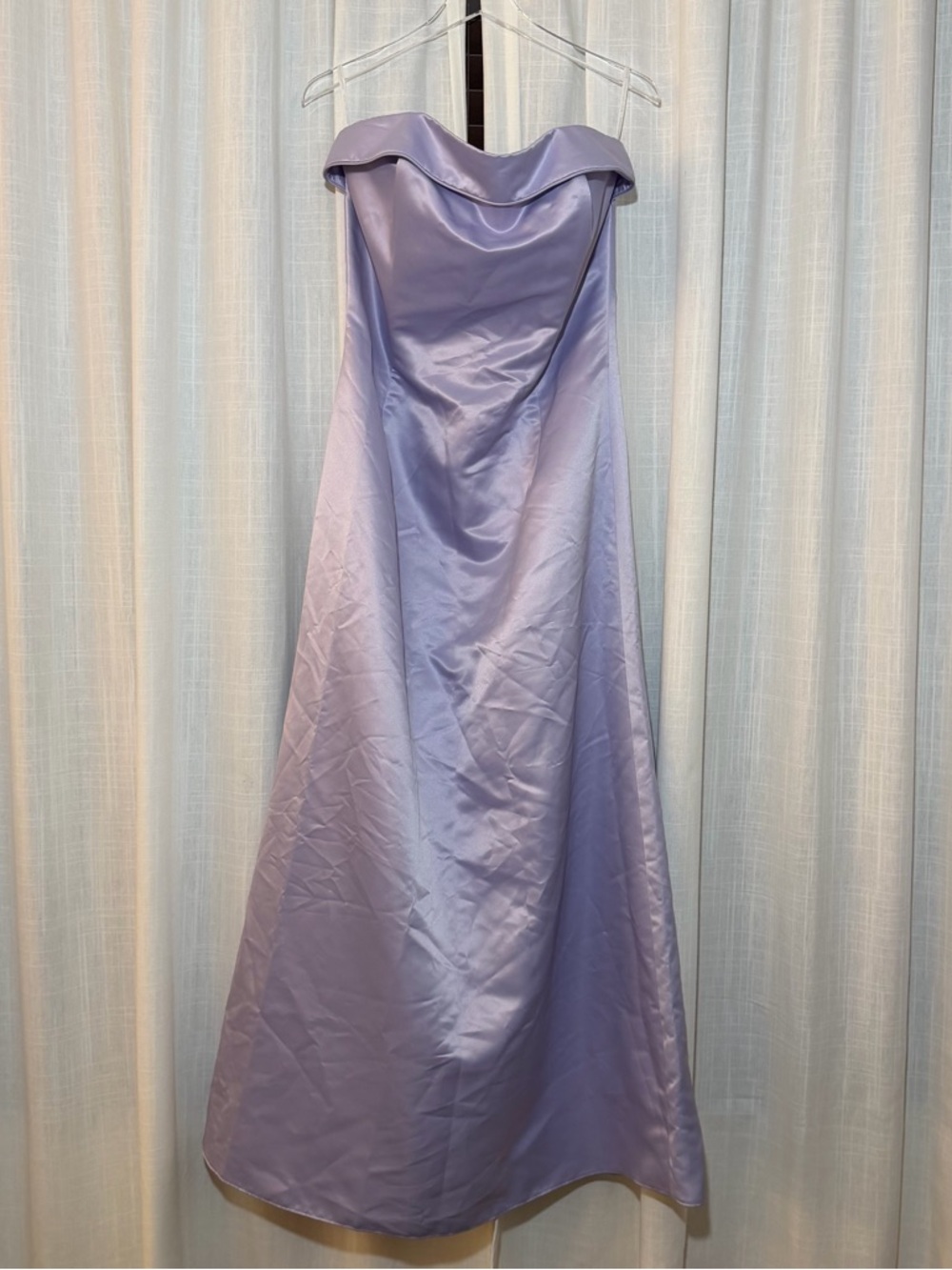 Jessica McClintock for Gunn Sax purple strapless gown dress size 15/16